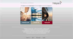 Desktop Screenshot of halyard.eu.com