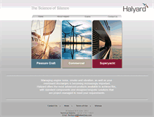 Tablet Screenshot of halyard.eu.com